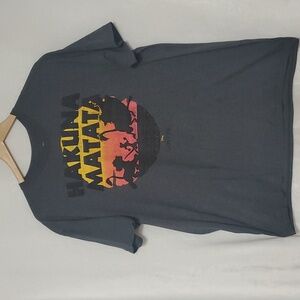 Disney The Lion King  Hakuna Matata Short Sleeve T-Shirt Size XL